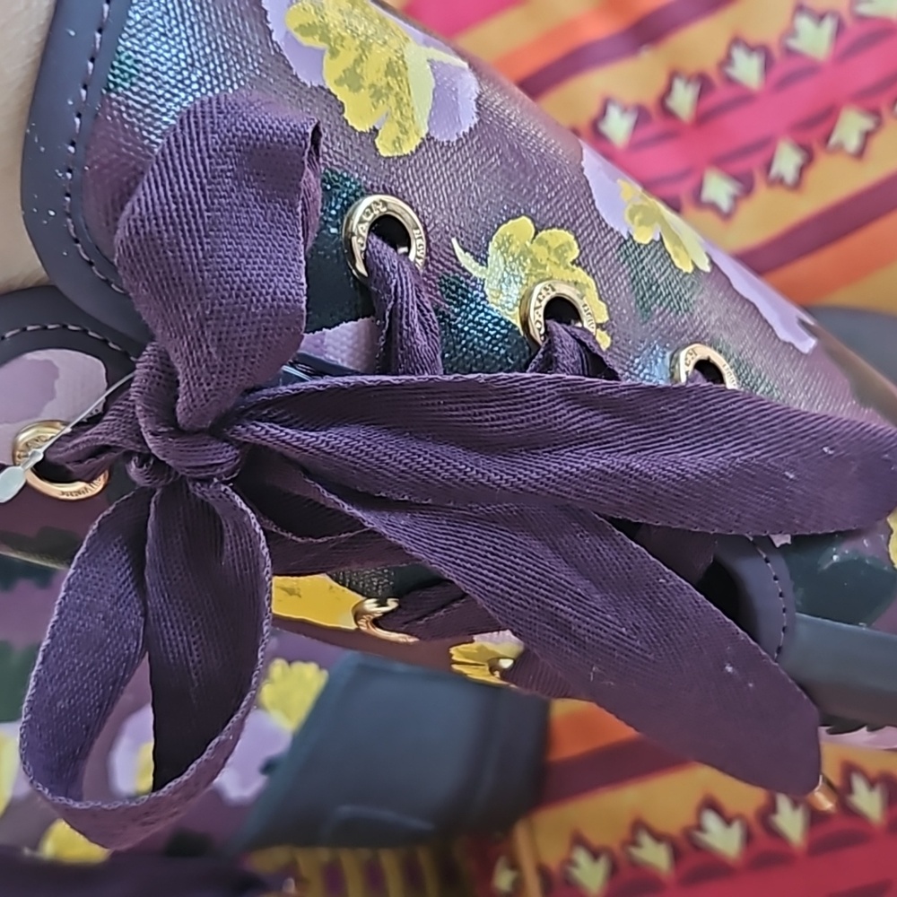 Coach Rain Boots, Wonderful Condition, Ties Up in Back - Picture 6 of 10